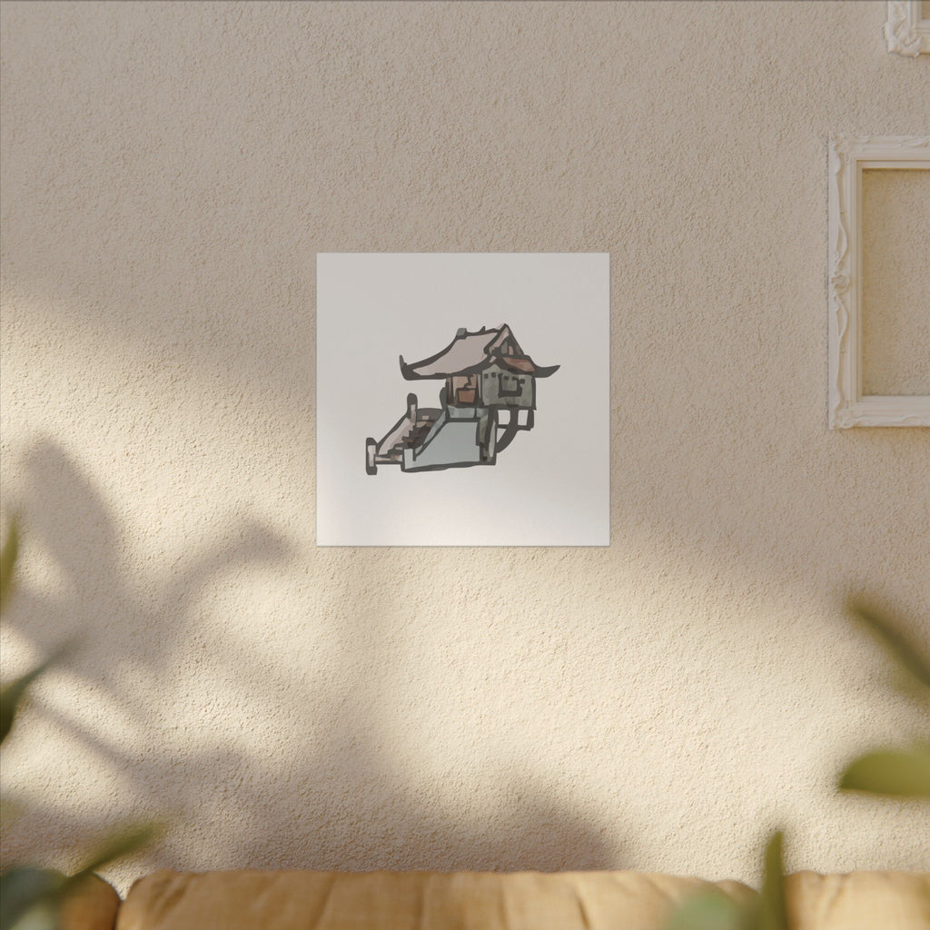 One Pillar Pagoda Hanoi Vietnam Canvas Wall Art