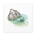 Vietnam Fishing Boat Seascape Canvas Wall Art