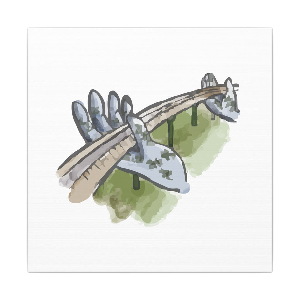 Golden Bridge (Cau Vang) Ba Na Hills Da Nang Vietnam Canvas Wall Art