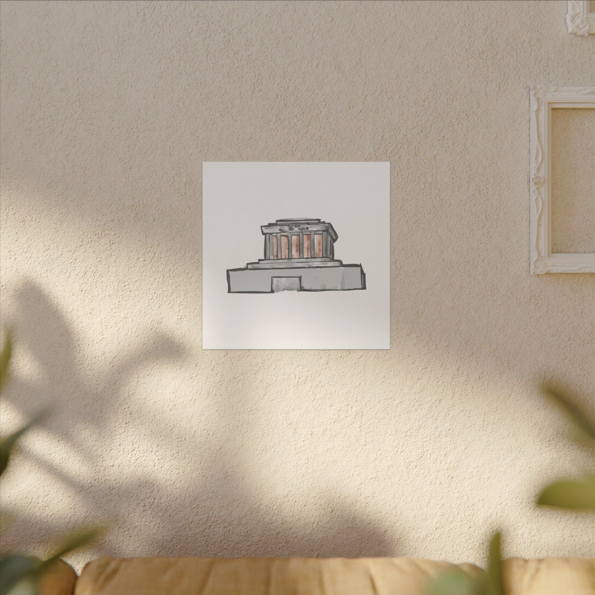 Ho Chi Minh Mausoleum Hanoi Vietnam Canvas Wall Art