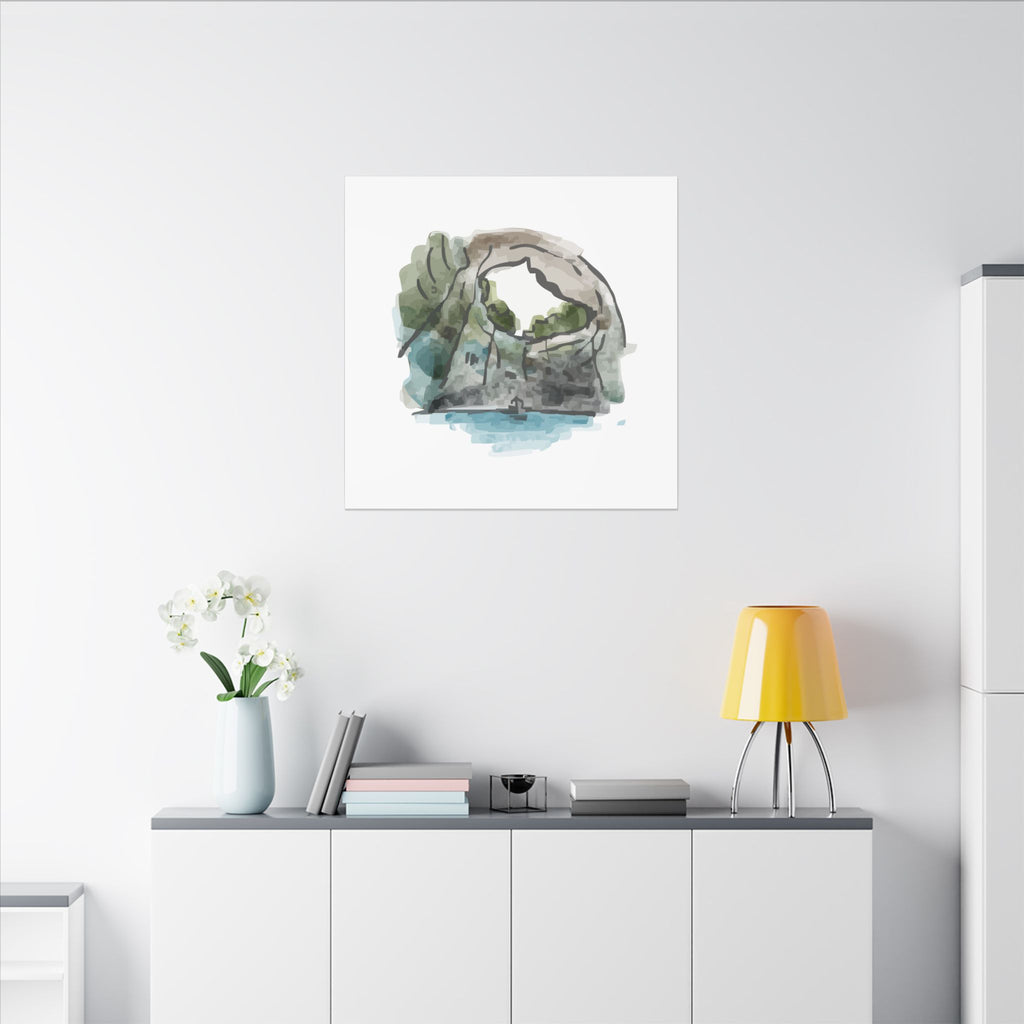 Son Tra Cave Da Nang Vietnam Canvas Wall Art