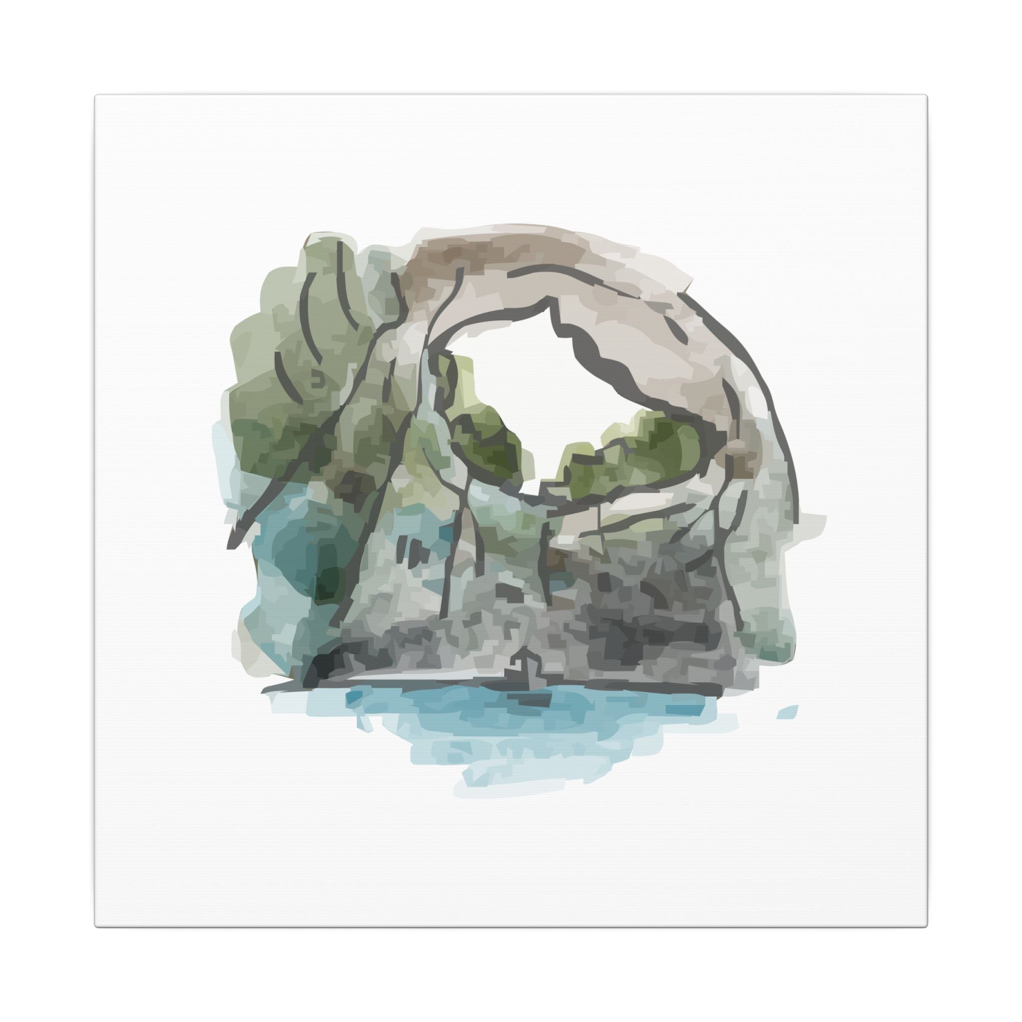 Son Tra Cave Da Nang Vietnam Canvas Wall Art