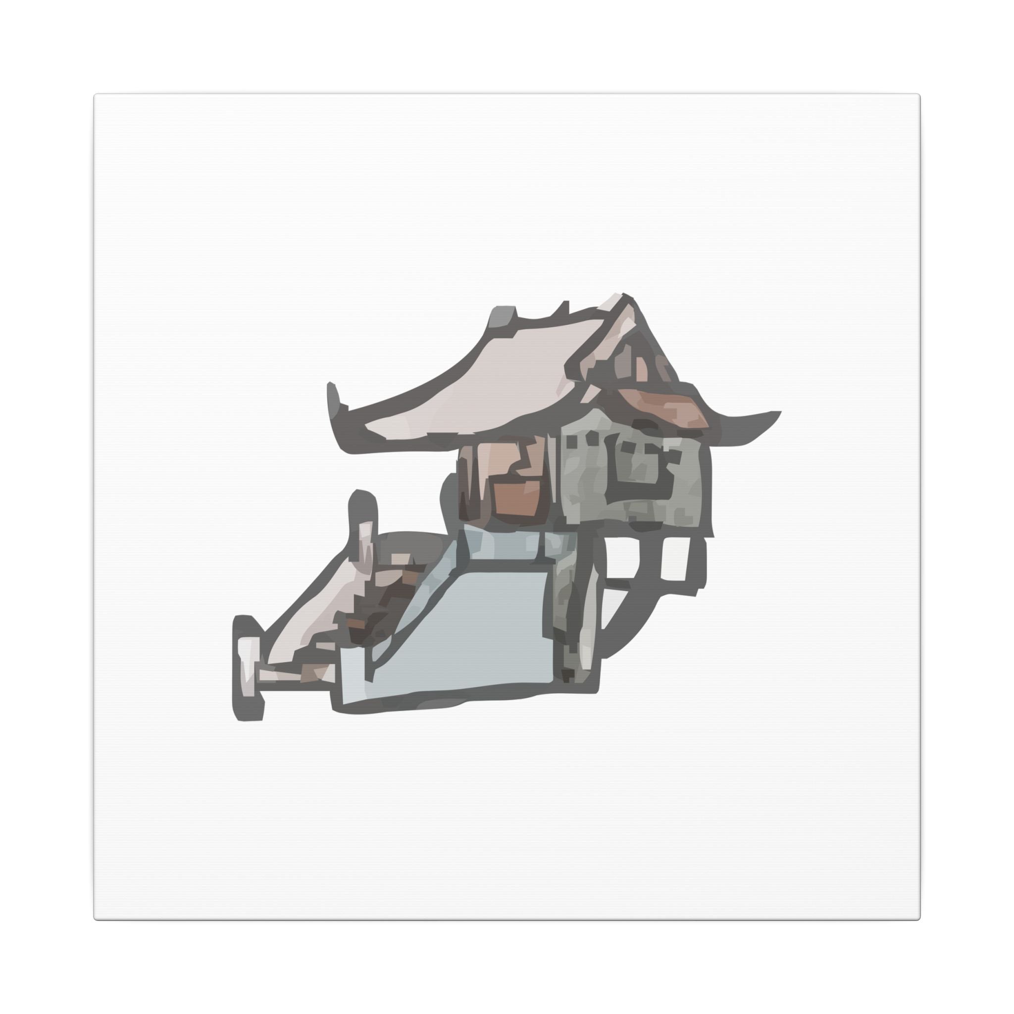 One Pillar Pagoda Hanoi Vietnam Canvas Wall Art