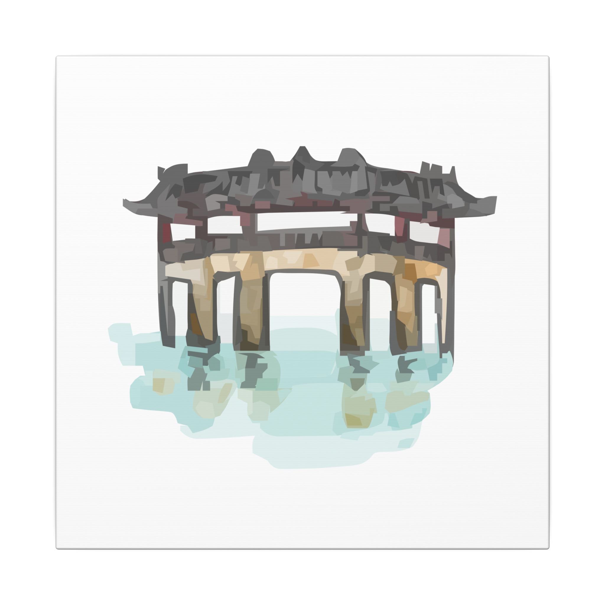 Hoi An Japanese Bridge Vietnam Canvas Wall Art